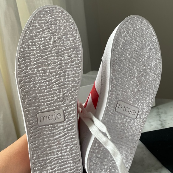 Maje white sneakers - 37 - Picture 4 of 9